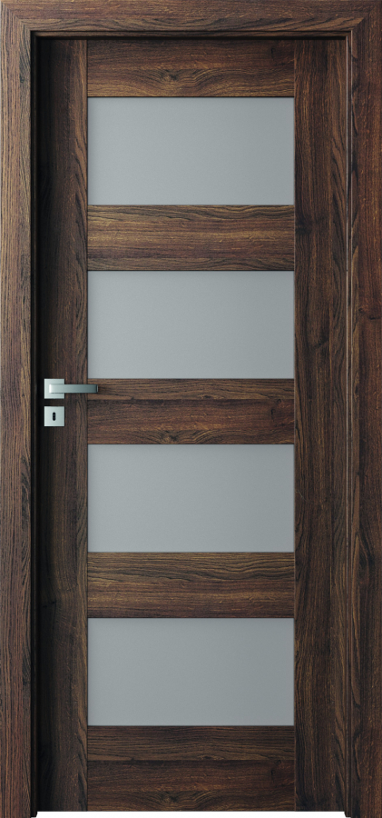 Interiérové dveře Verte Premium A - Dekor Portaperfect 3D / s obkladem kovové zárubně - obrázek č. 1