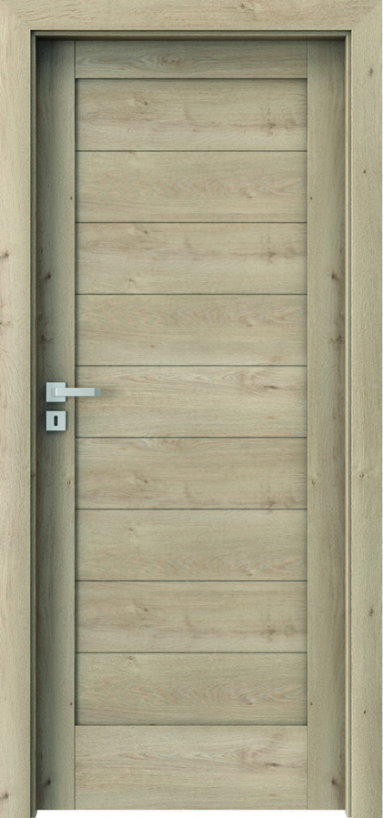 Interiérové dveře Verte Home C Dekor Dekor Portaperfect / s obkladem kovové zárubně - obrázek č. 1