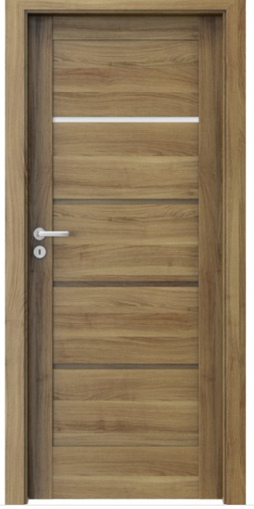 Interiérové dveře Verte Home G - vzor G1 - FÓLIE SYNCHRO 3D - barva Akát medový - obrázek č. 1