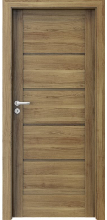 Interiérové dveře Verte Home G - vzor G0 - FÓLIE SYNCHRO 3D - barva Akát medový - obrázek č. 1