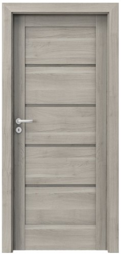 Interiérové dveře Verte Home G - G0 - FÓLIE SYNCHRO 3D-barva - Akát stříbrný - obrázek č. 1
