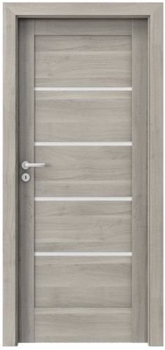 Interiérové dveře Verte Home G - G4 - FÓLIE SYNCHRO 3D-barva - Akát stříbrný - obrázek č. 2