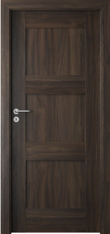 Interiérové dveře Verte Premium B - Dekor Portasynchro 3D - dub tmavý - obrázek č. 1